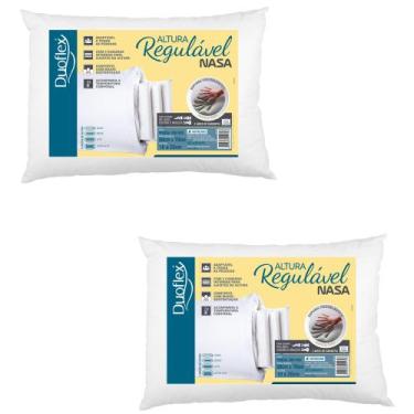 Imagem de Kit de 2 Travesseiros Modelo Nasa Regulável - Duoflex