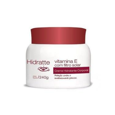 Imagem de Hidratante Vitamina E com Filtro Solar Hidratte Natu Charm Pote 240g