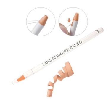 Imagem de lapis sobrancelha dermatografico branco bella femme completo micropigm