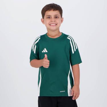 Imagem de Camiseta Adidas Tiro 24 Juvenil Verde-Unissex
