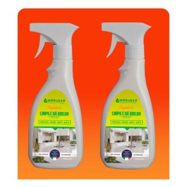 Imagem de Kit 2 Limpa dá Brilho 2 em 1 Para Mármore Granito Pedras em Geral 500 