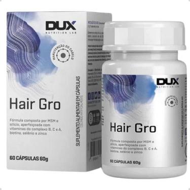 Imagem de Hair Gro Cabelo Pro Queratina 60 Capsulas Dux Nutrition, Natural