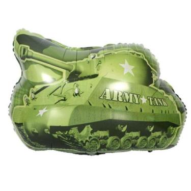 Imagem de Balão Metalizado Tanque de Guerra - 34 Polegadas - Extra Festas