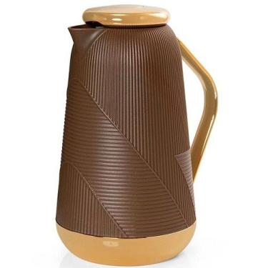 Imagem de Garrafa Termica 1L Bari PLUS Marrom para CHA e Cafe Termopro