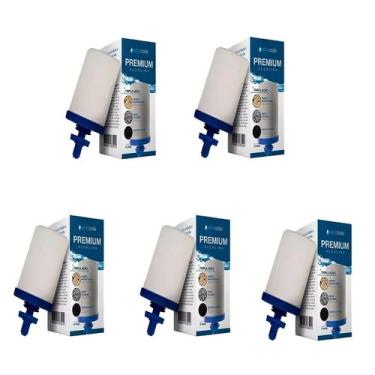 Imagem de Kit 05 Velas Para Filtro Barro Alcalina Premium Tripla Ação - Oasis