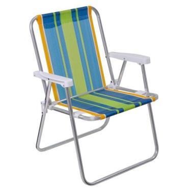 Imagem de Cadeira De Praia / Piscina Alta De Alumínio - Mor