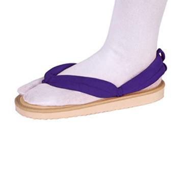 Imagem de UZAIN Anime Kimetsu no Yaiba Cosplay Clog Shoes Kamado Tanjirou Shinobu Cosplay Sandália Adereço Oshitari com meias, Roxa, 10-11 Women/8.5-9.5 Men