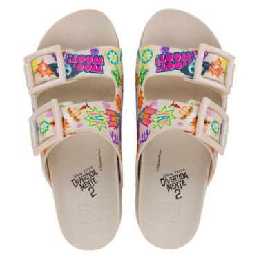 Imagem de Chinelo Femino Slide Divertidamente 2 Moderno Flatform Zaxy