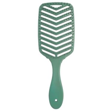 Imagem de 1pc V Shape Hollow Massage Pente Couro Cabeludo Meridiano Massagem Escovas de Cabelo Fofo Desembaraçar Emaranhado Cabelo Cacheado Pente Ferramentas de Estilo (01)