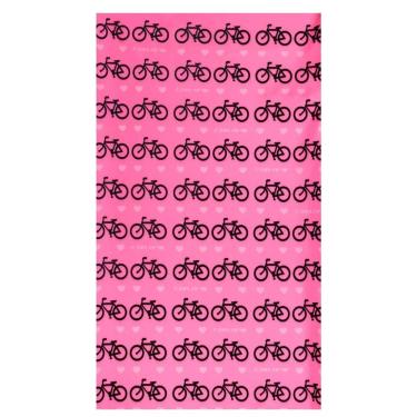 Imagem de Bandana Love Bike Rosa Tubular para Corrida e Ciclismo HUPI, Cor: Rosa