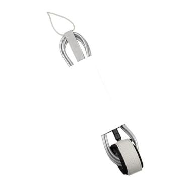 Imagem de simhoa Surfboard Leash Stand Up Paddle Board Telescópica Remação rápida de 8 pés placa de surf colleira de trelamenta de perna para iniciantes para, Cinza