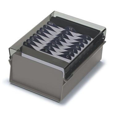 Imagem de Fichario 3x5 Mesa Com Indice Abecedario Acrimet 921 Fume