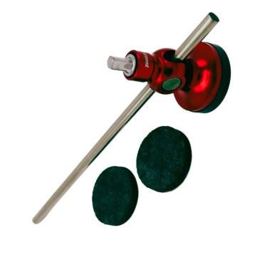 Imagem de Batedor Regulável P/ Bumbo Bateria Liverpool Aluminio Vermelho 11623