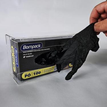 Imagem de Suporte em acrílico para caixa de Luva e Mascara de parede - Medre Acr