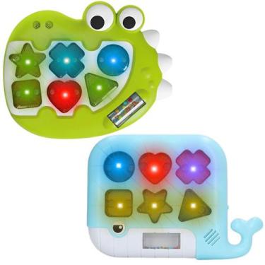 Imagem de Brinquedo Infantil Educativo Didático Com Som e Luz - Castela, Baleia