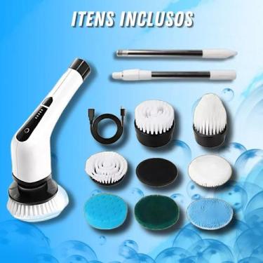 Imagem de Escova De Limpeza Ajustável Janela Banheiro e Cozinha Ferramenta 7 em 