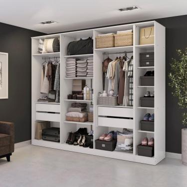 Imagem de Conjunto Closet Kappesberg Adapt Branco 2 Peças 273cm
