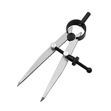 Imagem de Ferramenta de espaçamento de bússolas de desenho, calibres de espaçamento, régua, ajustador, bússola, indústria de madeira, ferramenta de couro, medidor de passo, ferramenta de artesanato de couro