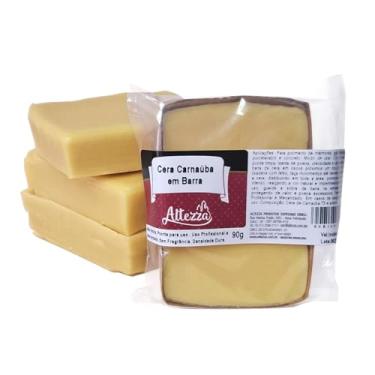 Imagem de Cera de Carnaúba em Barra para Polimento de Madeira, Mármore, Granito, Porcelanato e Concreto 90g Altezza e Durabilidade, Alto Brilho e Proteção