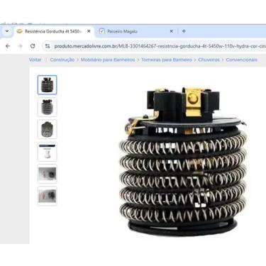 Imagem de Resistência Gorducha 4t 5450w 110v Hydra Cor Cinza 3340-CO-118 - CORON