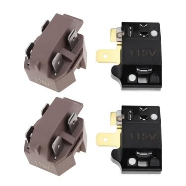 Imagem de The Lord of the Tools 4 peças de relé de geladeira e sobrecarga OLK7913 4387913 compatível com Whirlpool compatível com Maytag