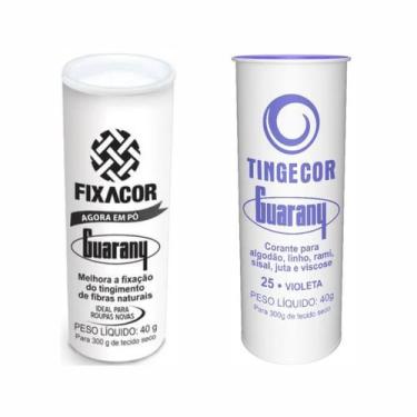 Imagem de Kit FixaCor + Corante de Roupas Violeta Guarany