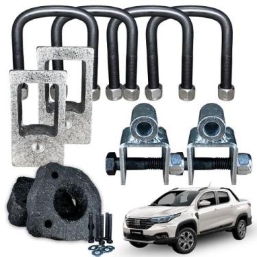 Imagem de Strada 2022 2023 2024 Kit Lift de Suspensão Completo 4cm - Borfix