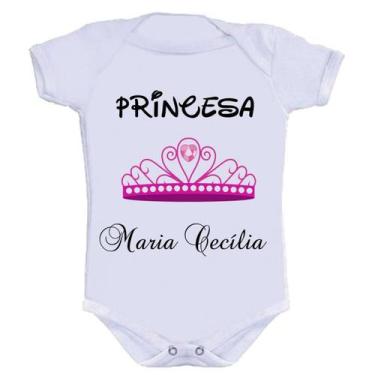 Imagem de Body Divertido - Princesa - Personalize - KALUNDU KIDS, P