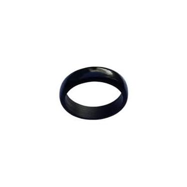 Imagem de Anel De Coco Tucum Unissex Preto Fosco/brilhoso (19cm)