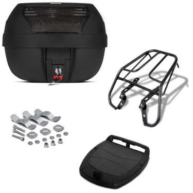 Imagem de Bau De Moto 28 Litros Pro Tork Com Bagageiro Titan 125 1995 Até 1999, 