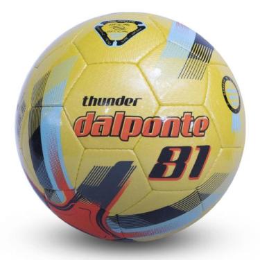 Imagem de Bola dalponte thunder 81 azul e amarela campo