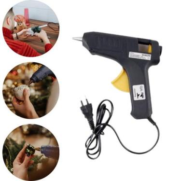 Imagem de Pistola de Cola Quente Grande Projeto Artístico Artesanato Colagem Flo