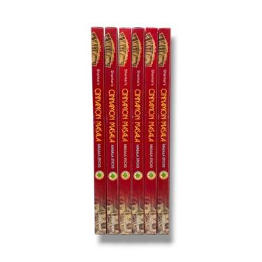 Imagem de Kit c/ 6 cxs Incenso Shankar Massala Cinnamon (48 varetas)
