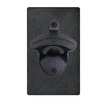 Imagem de Jumiok Abridor de garrafa magnético montado na parede conjunto de cerveja com ímã engraçado para caminhão trailer trailer