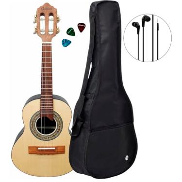 Imagem de Cavaquinho Acústico Giannini Cs1 Imbu Ns + Capa Reforçada