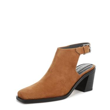 Imagem de Franco Sarto Isadora feminina, Camurça marrom sela, 34