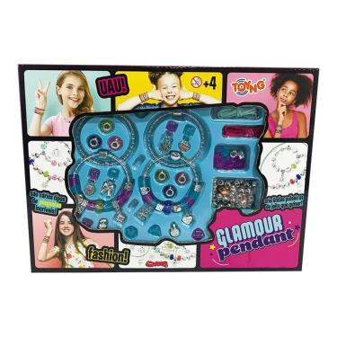 Imagem de Kit Infantil Fashion Glamour Pulseiras Com Pingentes - Toyng 49180