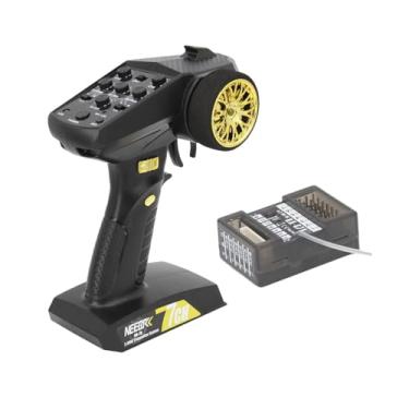 Imagem de Yunhgft 1:12 Conjunto de Acessórios de Controle Remoto para Carro RC Controlador RC Componentes Profissionais Amigáveis para Veículos Brinquedos Parte para MN, Dourado