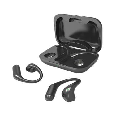 Imagem de Generic Fones de ouvido para tradução de idiomas Fones de ouvido para tradutores Dispositivo de tradução bidirecional em tempo real Fones de ouvido Ganchos de, Preto