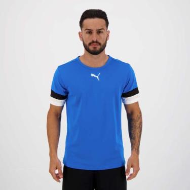 Imagem de Camiseta Puma Teamrise Azul, GG