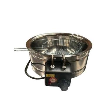 Imagem de Tacho Fritura Fritadeira Elétrica 8 Litros Aço Inox - Ipe cozinhas, 11