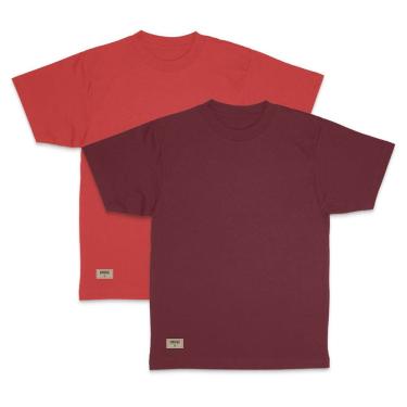 Imagem de Kit Essencial Masculino 2 Camisetas em Algodão 30.1 de Manga Curta