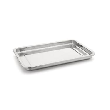 Imagem de Bandeja Retangular Média 37cm Travessa em Aço Inox Forma Top
