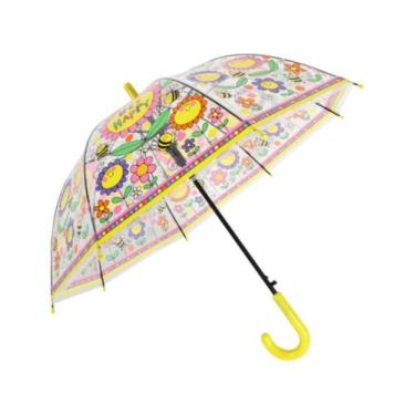 Imagem de Guarda-Chuva Infantil Transparente Abelha Fzoletti - Fazzoletti
