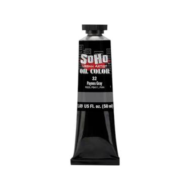Imagem de Soho Urban Artist Tinta a óleo - cinza Payne, tubo de 50 ml - Cores a óleo mais valiosas para pintura, excelente carga de pigmento