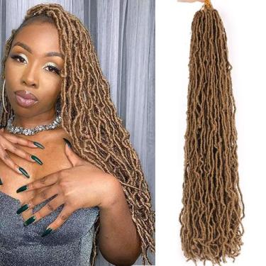 Imagem de Pacotes Faux Locs Crochet Braids Hair Aayubb Blonde 26 polegadas