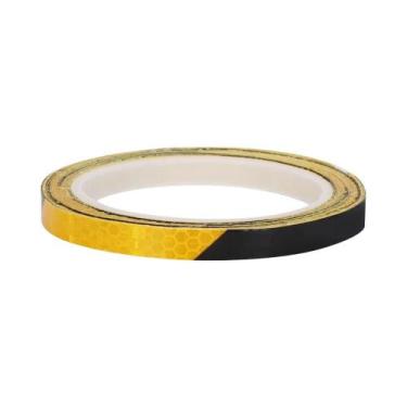 Imagem de Fita Adesiva Refletiva Impermeável Para Roda De Moto Em 6 Cores Adesiv