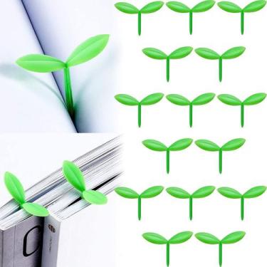 Imagem de Sprout Little Green Bookmarks Mini Green Sprout Bookmarks Silicone Gra
