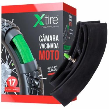 Imagem de Câmara de Ar Para Moto Xtire Com Vacina de Pneu Para Cg Titan Tornado 