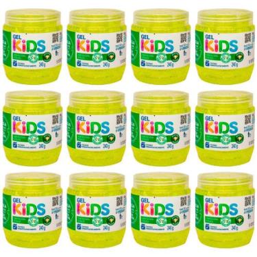 Imagem de Kit 12 Unidades Gel Fixador Capilar Kids Dagua Natural Hair Sem Álcool